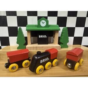 Brio Wooden Classic Train Set With Accessories